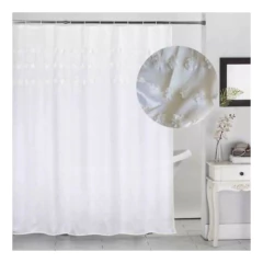 Cortina Para Baño Liberty Linens 1.80x1.80m Varios Modelos en internet