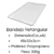 Kit 3 Bandeja Plástica Buffet Fast Food Restaurante Self Service 48x33cm - New Plastic - online store