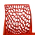 Kit 2 Cadeira Para Mesa de Jantar Gruvyer Polipropileno Vazado Coral Premium Eco Casa Cozinha Decoração New Plastic na internet