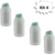 Kit 4 Garrafa de Agua Para Geladeira 1 Litro Gelada 1000ml Cozinha Água 1l Transparente Livre e BPA Vapt Arcaplast