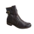 Calzado femenino cómodo y versátil, botines cortos café sin tacón, perfecto para caminar y complementar tu estilo