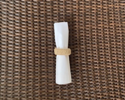 PORTA GUARDANAPO ARGOLA RÚSTICA