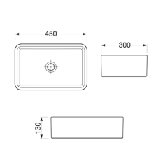 ROCA LAVATORIO LEA RECTANGULAR - comprar online