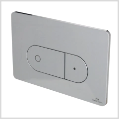 Noken Pulsador Doble Smart Line Oval Cromo