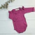 Body violeta oscuro liso vuelitos - Agatha Baby Cool