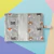 Porta Libreta Sanitaria Caritas Gris - Agatha Baby Cool