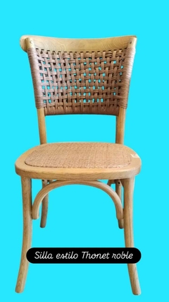 Silla estilo Thonet cuadrille (E180)