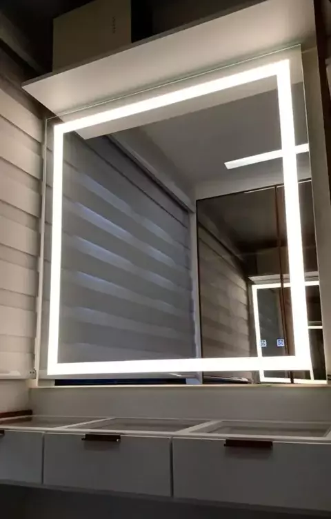 Espelho 100x100cm com LED Profissional - comprar online