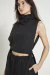 Cropped Vazado Preto - comprar online