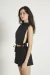Cropped Vazado Preto