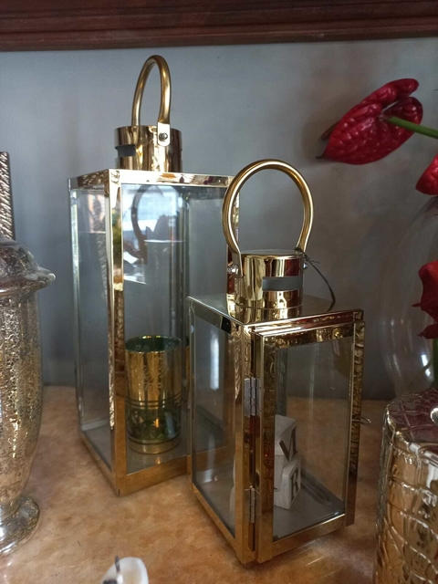 Fanal cromado dorado