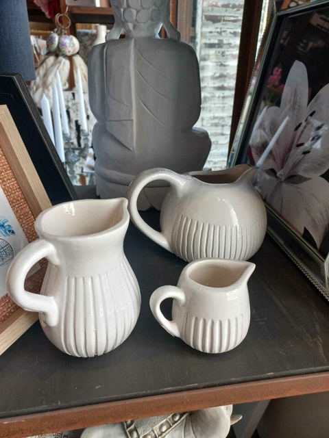 Juego de té rayado