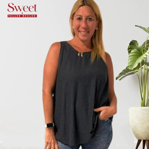 Musculosa Bretel Ancho Soft