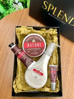 Kit Bacuri Mega Hidratação (Balm Labial + Creme de Mãos + Manteiga Corporal + Loção Hidratante)