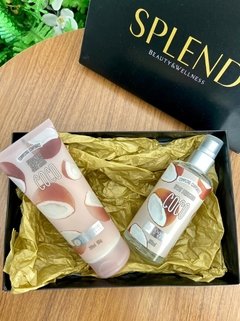 Kit Banho Cremoso de Coco (1 Sabonete Cremoso Coco + 1 Spray Perfumado Coco)