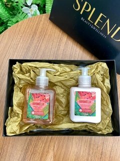 Kit Bromélia Banho Cheiroso (1 Loção Hidratante Desodorante + 1 Sabonete Líquido)