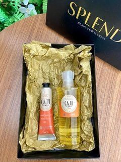 Kit Caju Pele Hidratada (1 Sabonete Líquido em Óleo + 1 Creme Mãos Multienefícios)