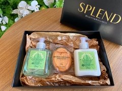 Kit Corporal Capim Limão (Sabonete Líquido + Creme Hidratante + Sabonete vegetal Tangerina)