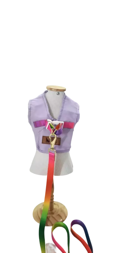 COLETE COLLOR C/ GUIA - LILÁS