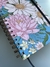 caderno A5 flores azul - comprar online