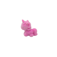 Unicornio de Resina Afelpado Fucsia x Unidad