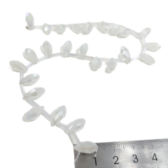 Drops Gota Blanco Perlado 12mm x 0,7cm. 25und - comprar online