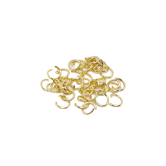 Argolla Baño de Oro 4 mm. 24und