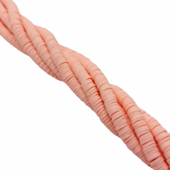 Tira (40 cm) Fimo en Pastillas Salmon 6mm