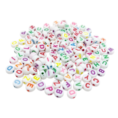 Letras Blanco/ Colores 7mm. 20gr