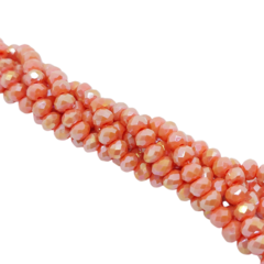 Tira. Cristal Roca # 6 Salmon Tornasol 6mm - comprar online