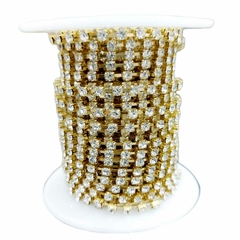 Metro. Strass de Vidrio Dorado 2,5mm - comprar online