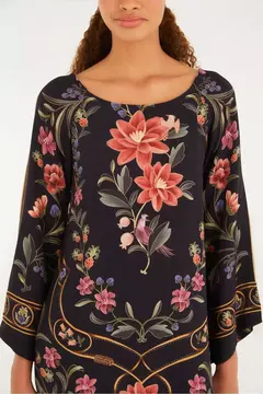 vestido curto estampado floral belle Farm na internet