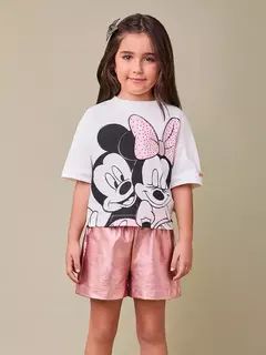 Blusa da Minnie e Mickey com Aplicações Anime - LAURA ANTUNES ARTESANATO