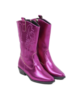Bota MRio Country Metalic Pink - comprar online