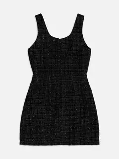 VESTIDO TWEED SHINE PRETO Iam - comprar online