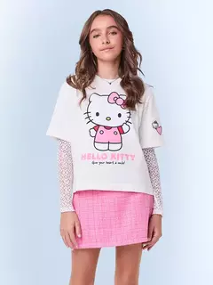 T-SHIRT OFF WHITE DA HELLO KITTY Iam