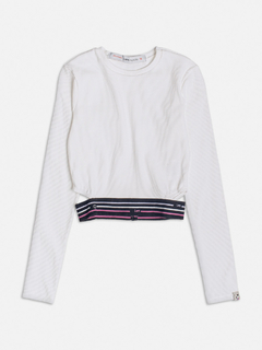 BLUSA RIBANA COM ELASTICO PEROLA Iam Authoria