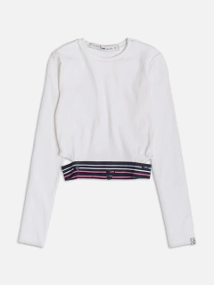 BLUSA RIBANA COM ELASTICO PEROLA Iam Authoria