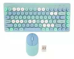 Teclado inalámbrico + Mouse multicolor TECGGQ200