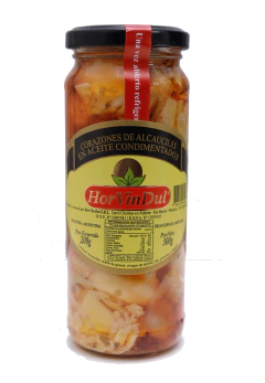 Alcauciles condimentados en Aceite Horvindul x 300grs
