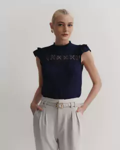 Blusa Miriam Entremeio Crepe