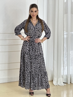 Chemise Olga Onça Camadas