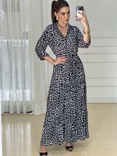 Chemise Olga Onça Camadas - comprar online