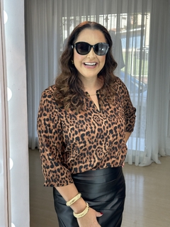 Blusa Marisa Animal Print na internet