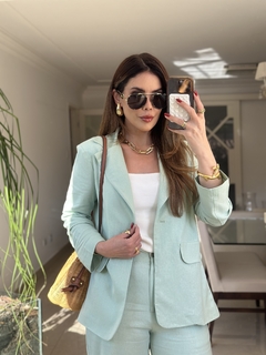 Conjunto Sônia Linho Blazer e Calça - comprar online