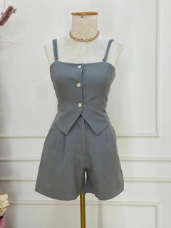 Conjunto Taís Blusa Alça Botao Shorts - comprar online
