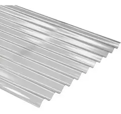 Chapa De Policarbonato Acanalada 0,8mm Antigranizo