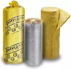 Rollos De Lana De Vidrio sin revestimiento 50 Mm x21,6mts - comprar online