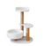 RASCADOR PARA GATOS EN 3 NIVELES - BLANCO - comprar online