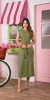 Vestido Midi de Alça Larga c/ Costuras Secretária - Unique - comprar online